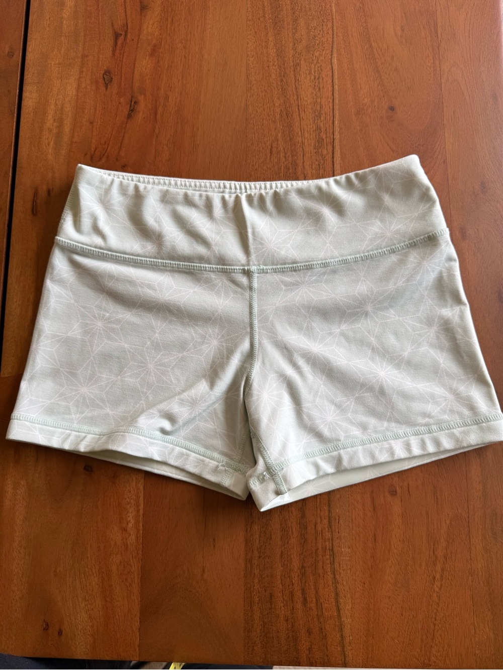 Women’s Light Green Athletic Shorts
